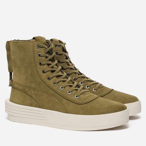 puma xo parallel green olive