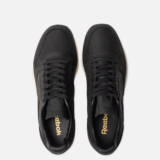 Мужские кроссовки Reebok Classic Leather Lux PW Black/Beige/Chalk/Beach Stone