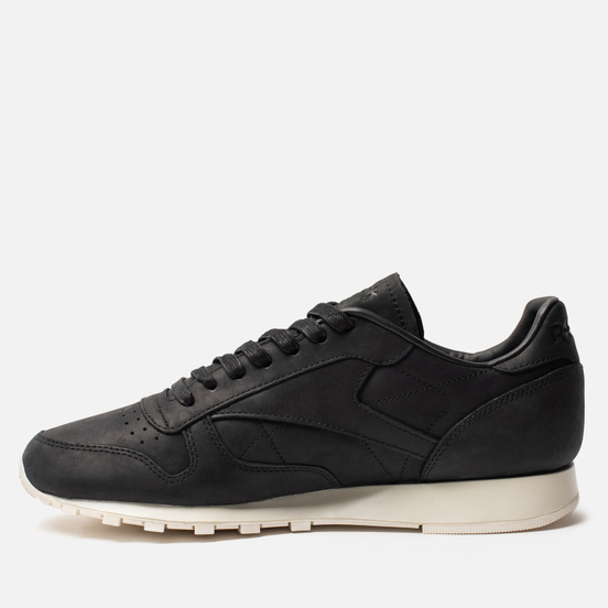 Мужские кроссовки Reebok Classic Leather Lux PW Black/Beige/Chalk/Beach Stone