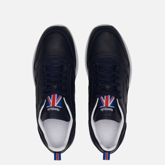 Мужские кроссовки Reebok Classic Leather Vector Navy/White/Vector Red