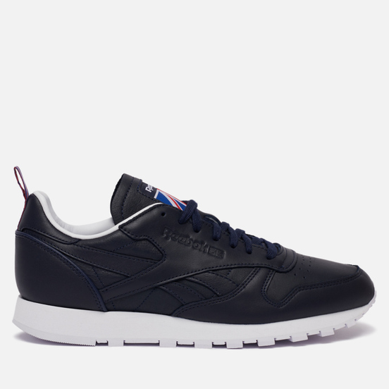 Мужские кроссовки Reebok Classic Leather Vector Navy/White/Vector Red