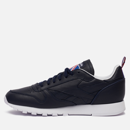 Мужские кроссовки Reebok Classic Leather Vector Navy/White/Vector Red