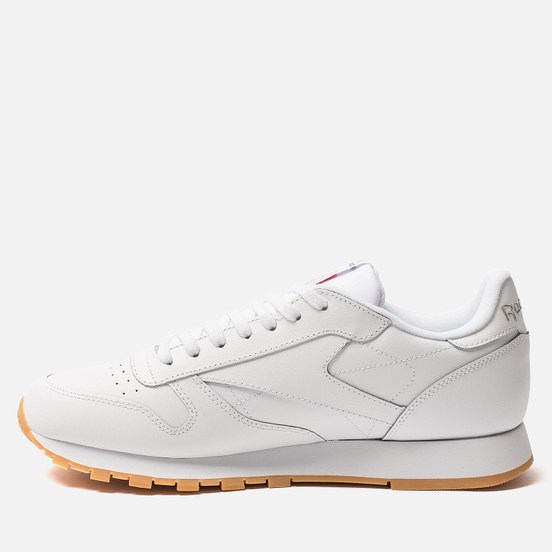 Мужские кроссовки Reebok Classic Leather Vector White/Scarlet/Phantom Blue
