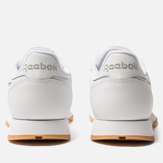 Мужские кроссовки Reebok Classic Leather Vector White/Scarlet/Phantom Blue