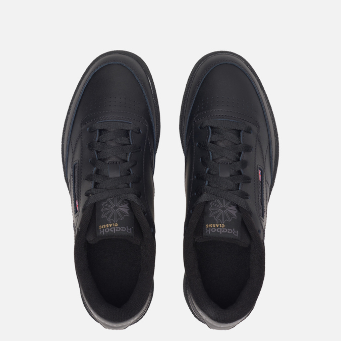 Мужские кроссовки Reebok, цвет чёрный, размер 42 AR0454 Club C 85 - фото 2