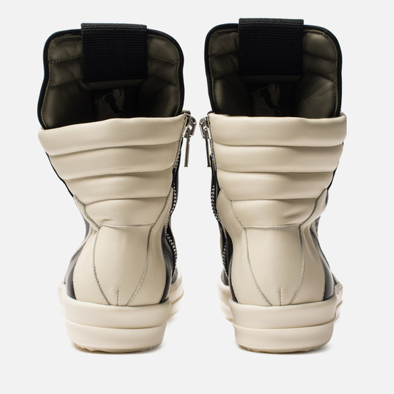 Мужские кроссовки Rick Owens Geobasket Black/Milk