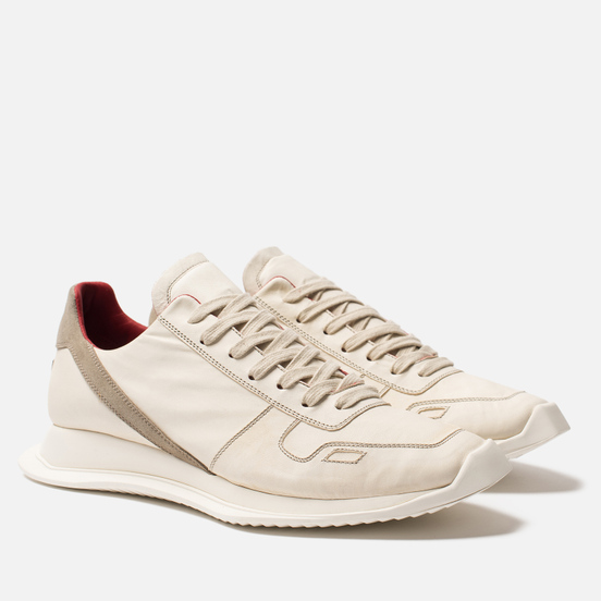 Мужские кроссовки Rick Owens New Vintage Runner Lace Up Parchment Combo Milk/Pearl
