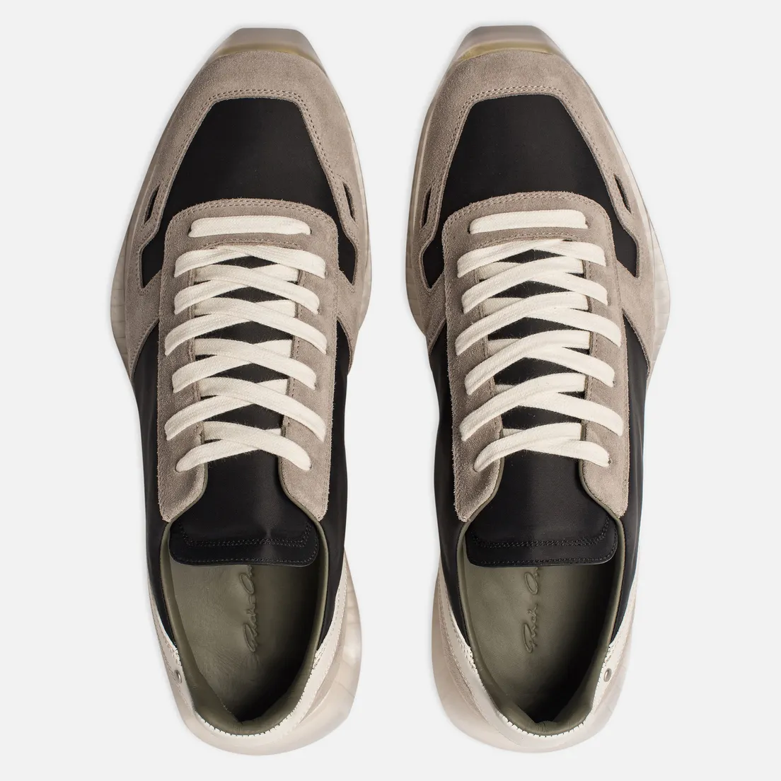 Rick Owens Мужские кроссовки New Vintage Runner Lace Up Tech