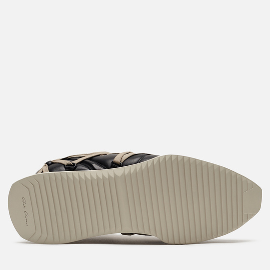 Мужские кроссовки Rick Owens Tecuatl Maximal Runner Black/Pearl Light Grey