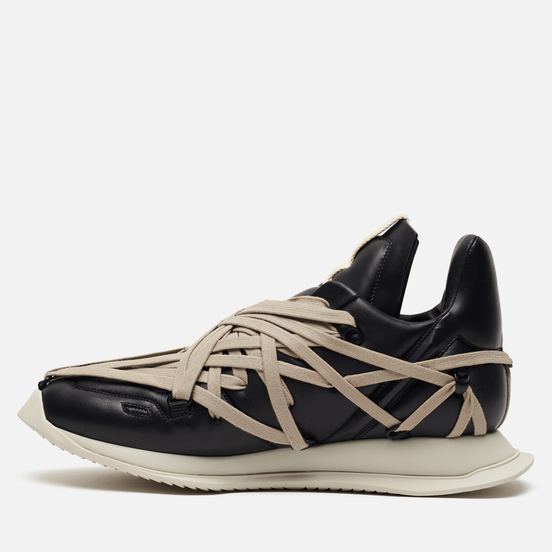Мужские кроссовки Rick Owens Tecuatl Maximal Runner Black/Pearl Light Grey