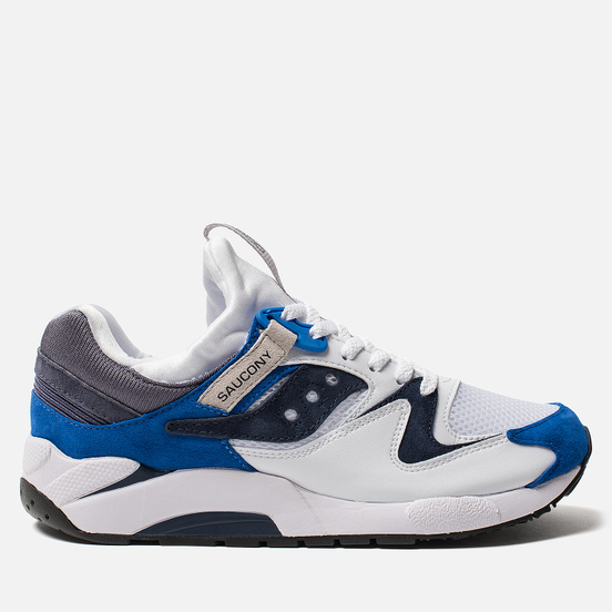 Saucony grid 9000 blue white on sale