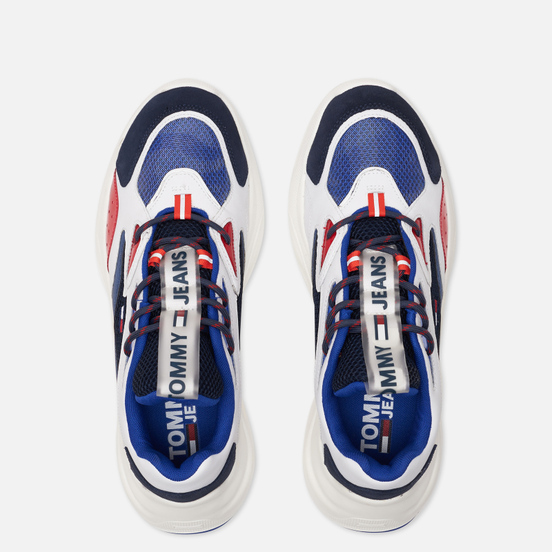 Мужские кроссовки Tommy Jeans Chunky Colour-Blocked Trainers Red/White/Blue