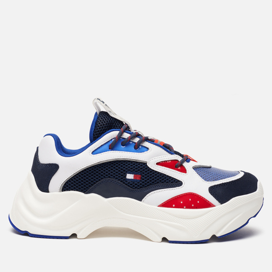 Мужские кроссовки Tommy Jeans Chunky Colour-Blocked Trainers Red/White/Blue