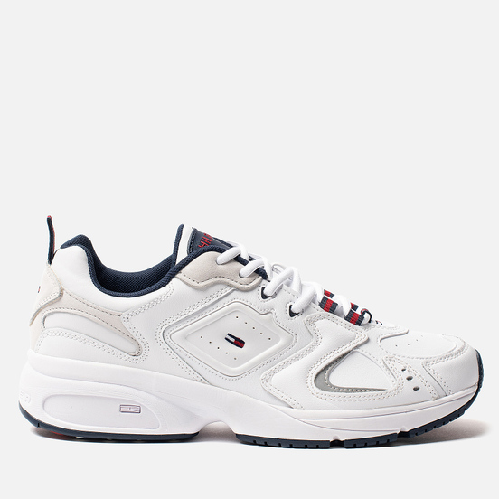 Мужские кроссовки Tommy Jeans Heritage Logo Trainers White