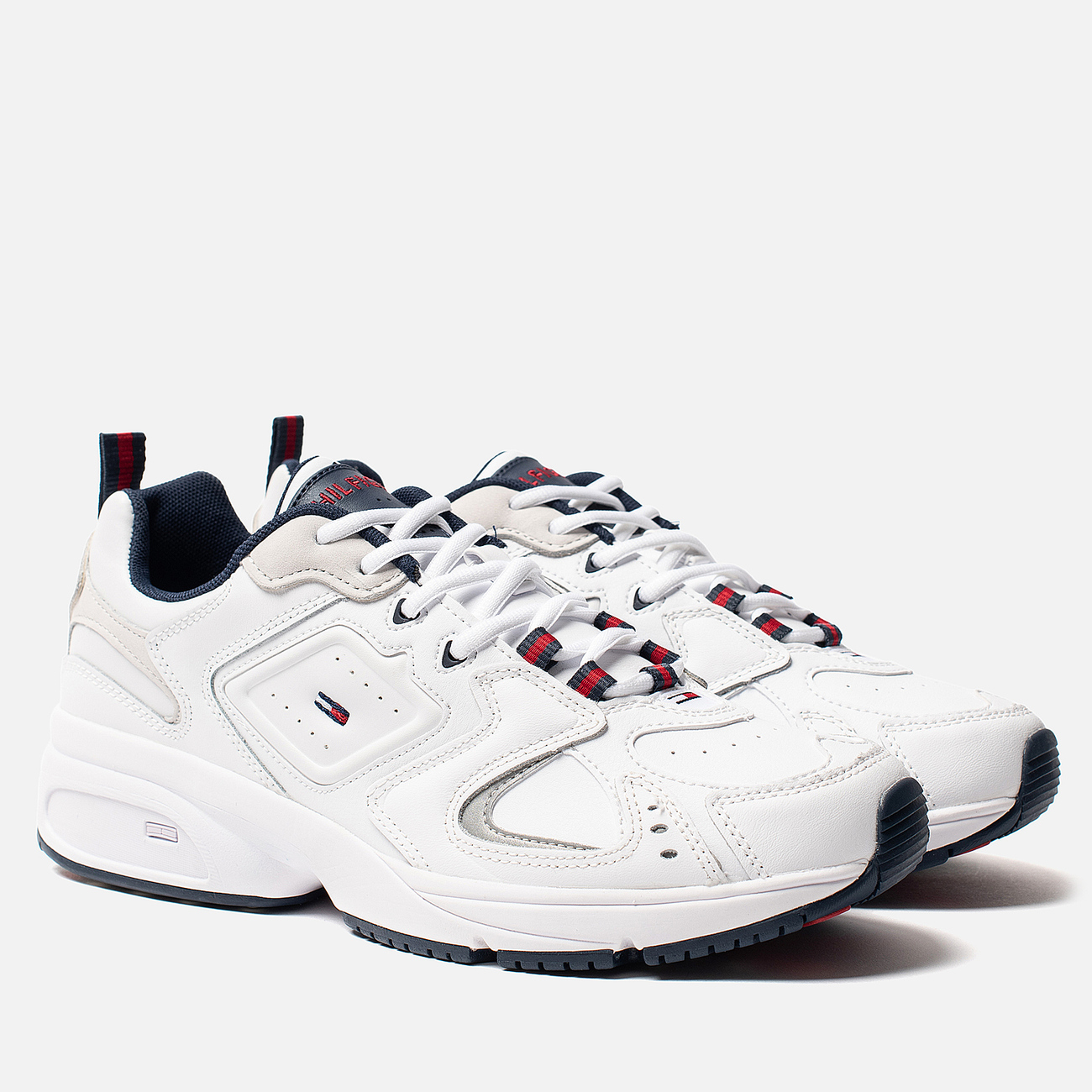 Мужские кроссовки Tommy Jeans Heritage Logo Trainers White