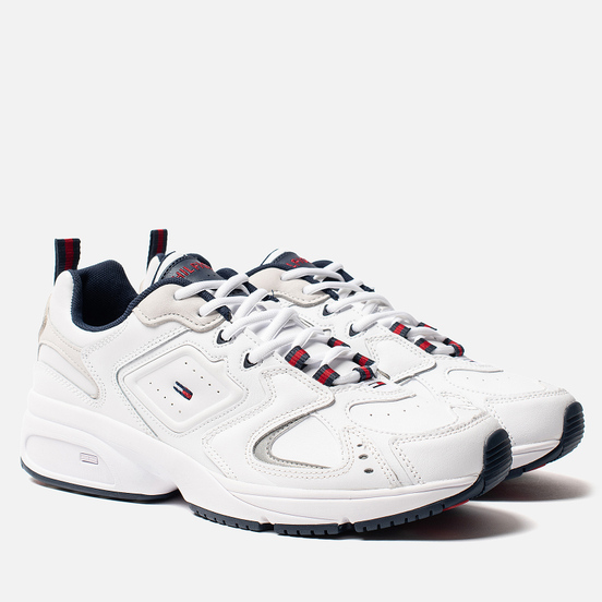 Мужские кроссовки Tommy Jeans Heritage Logo Trainers White