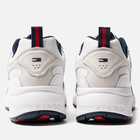 Мужские кроссовки Tommy Jeans Heritage Logo Trainers White