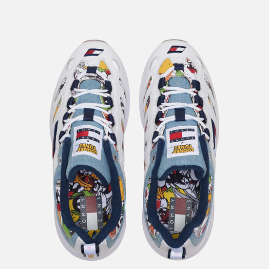 Мужские кроссовки Tommy Jeans x Looney Tunes Lace-Up Trainers All Over Print