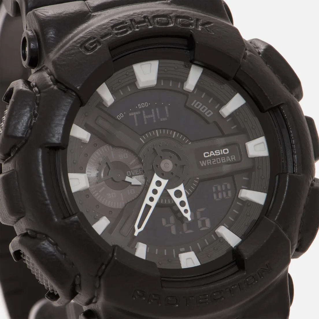 CASIO Наручные часы G-SHOCK GA-110BT-1A Black Leather Texture Series