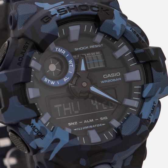 Наручные часы CASIO G-SHOCK GA-700CM-2A Camouflage Series Blue