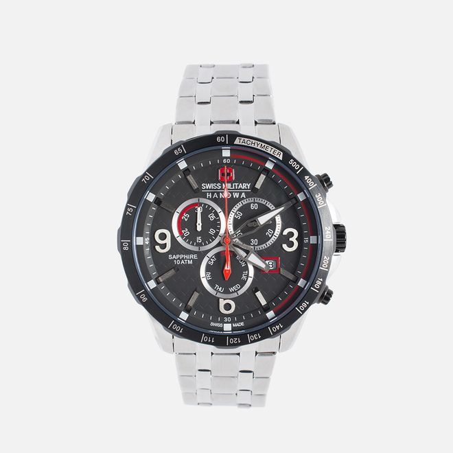 Наручные часы Swiss Military Hanowa Ace Chrono Silver/Black