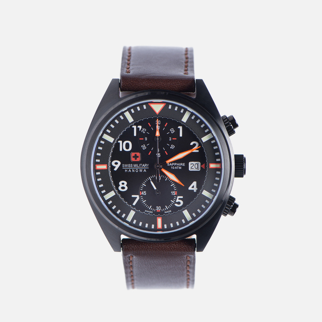 Наручные часы Swiss Military Hanowa Airborne Chrono Black/Brown