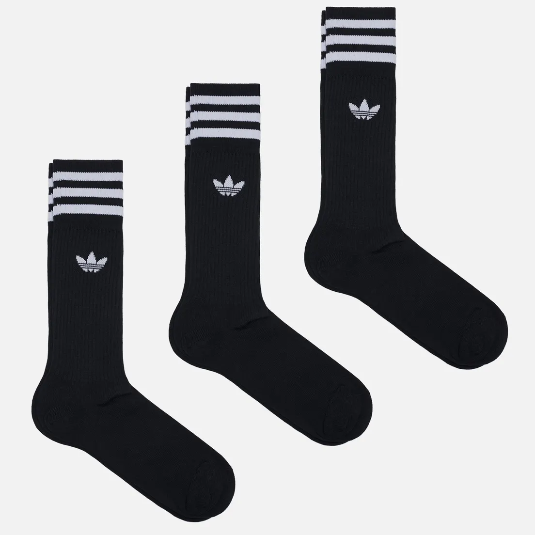 adidas Originals Комплект носков 3-Pack Solid Crew