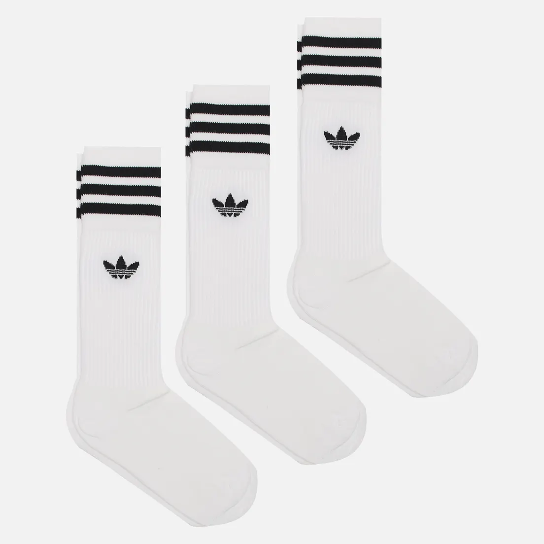 adidas Originals Комплект носков 3-Pack Solid Crew