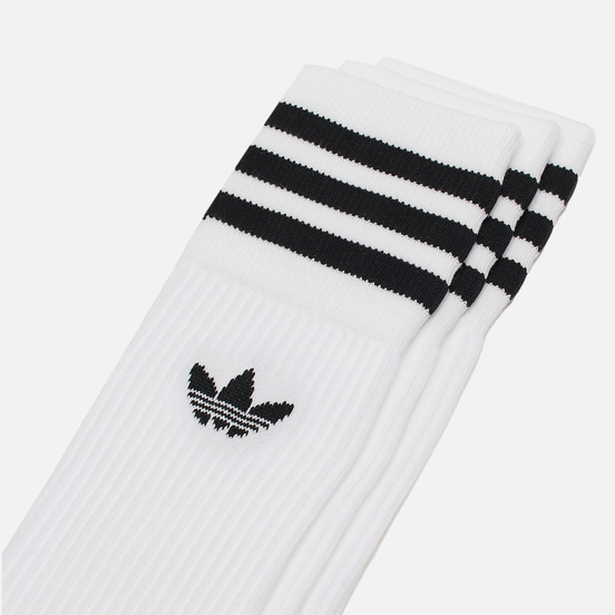 Комплект носков adidas Originals Crew 3 Pairs White/Black
