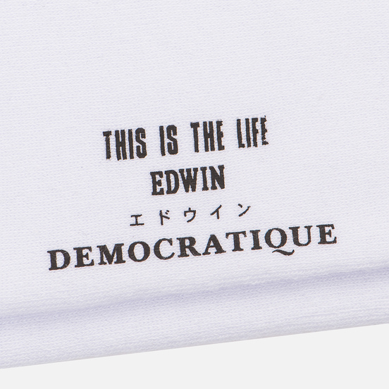 Носки Edwin x Democratique Socks Tube White