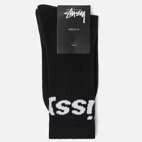 Носки Stussy Jacquard Logo Black