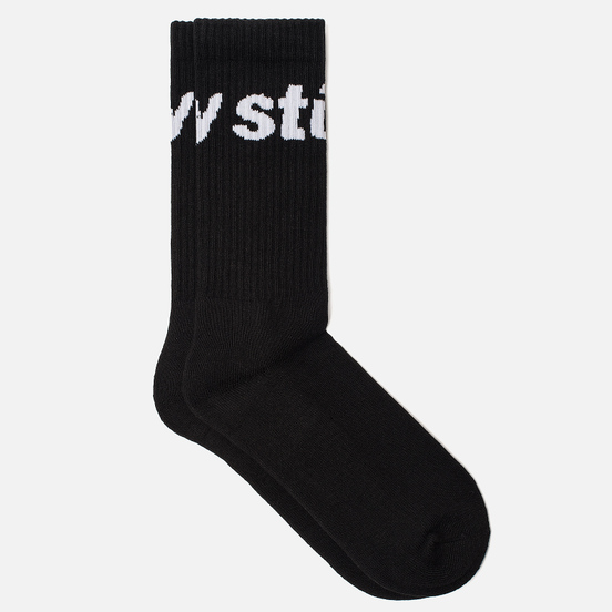 Носки Stussy Jacquard Logo Black