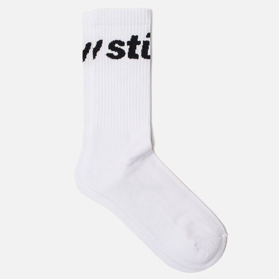 Носки Stussy Jacquard Logo White