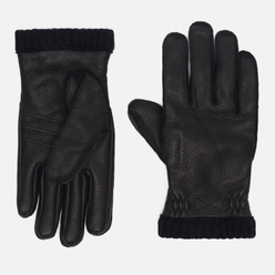 Мужские перчатки Hestra Deerskin Primaloft Ribbed Black
