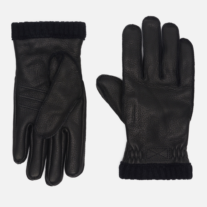 Мужские перчатки Hestra, цвет чёрный, размер 7