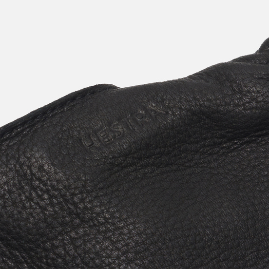 Мужские перчатки Hestra Deerskin Primaloft Ribbed Black