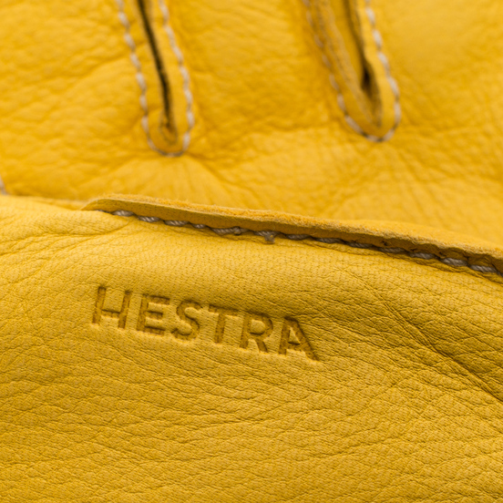 Мужские перчатки Hestra Deerskin Primaloft Ribbed Yellow