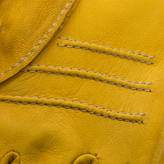 Мужские перчатки Hestra Deerskin Primaloft Ribbed Yellow