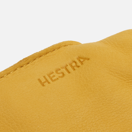 Мужские перчатки Hestra Deerskin Primaloft Ribbed Yellow