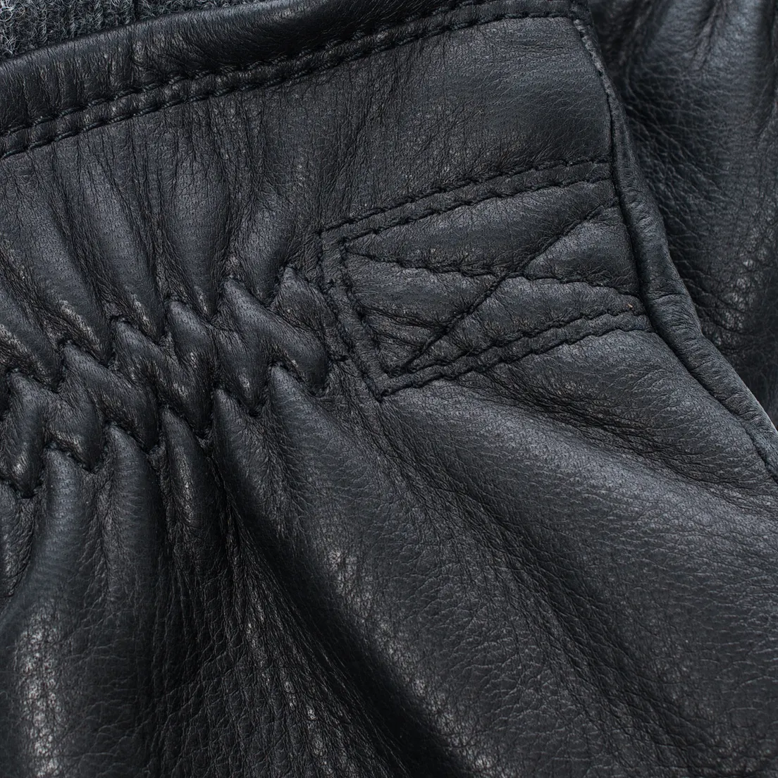 Hestra Мужские перчатки Deerskin Swisswool Rib Cuff