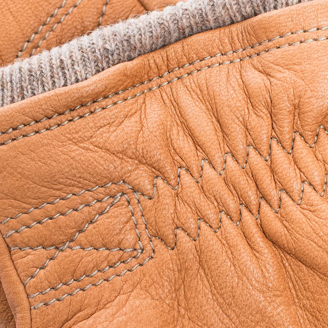Hestra Мужские перчатки Deerskin Swisswool Rib Cuff