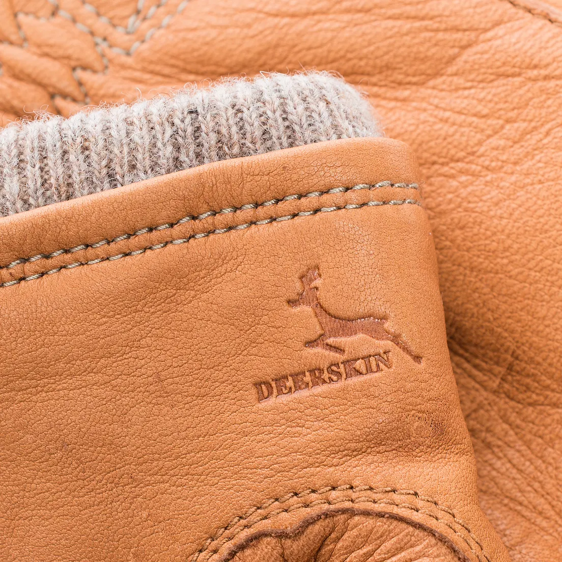 Hestra Мужские перчатки Deerskin Swisswool Rib Cuff