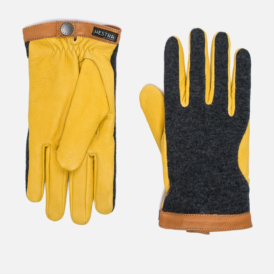 Hestra Мужские перчатки Deerskin Wool Tricot