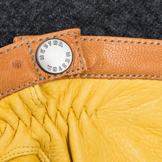 Мужские перчатки Hestra Deerskin Wool Tricot Grey/Yellow