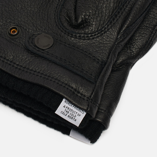 Перчатки Norse Projects x Hestra Utsjo Black