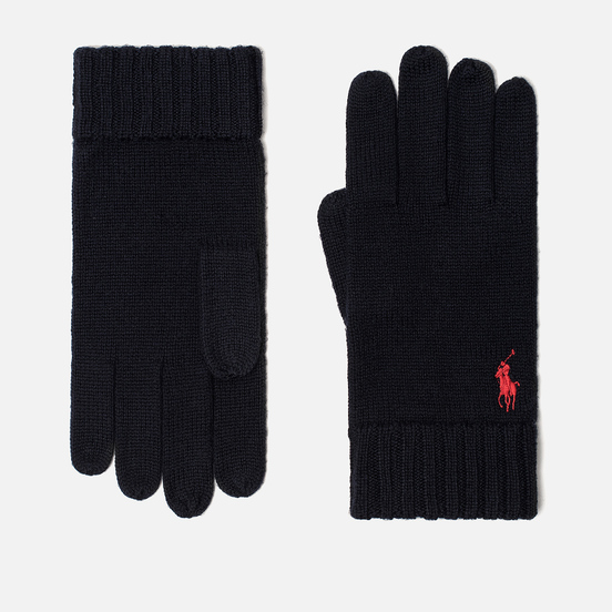 Перчатки Polo Ralph Lauren Merino Wool Hunter Navy
