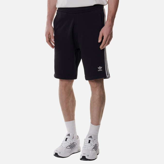 Мужские шорты adidas Originals, цвет чёрный, размер S DH5798 3-Stripe - фото 3