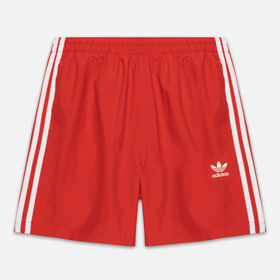Мужские шорты adidas Originals 3-Stripe Swim Lush Red