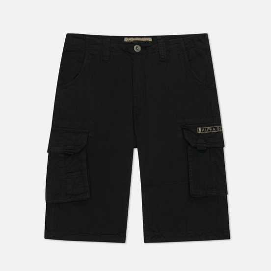 Мужские шорты Alpha Industries Jet Cargo Black
