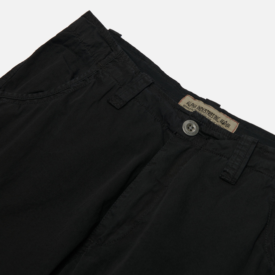 Мужские шорты Alpha Industries Jet Cargo Black